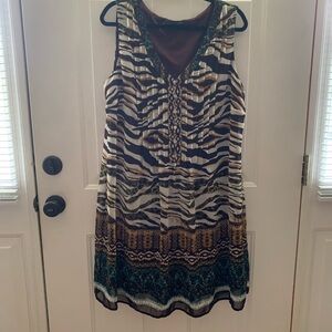 Chris McLaughlin sleeveless ladies plus size dress